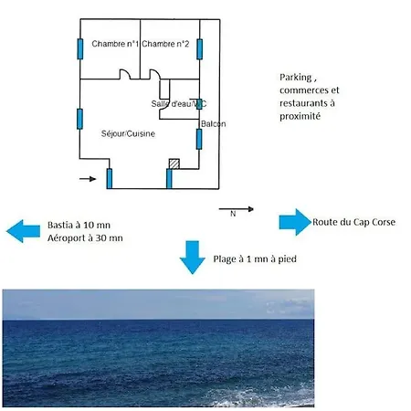 Appartement De Charme, T3, Situation Ideale, Pieds Dans L'Eau, Cap Corse La Vasina Exterior photo